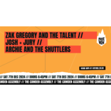 HOT VOX Presents: Zak Gregory and the Talent // Josh + Jury // Archie and the Shuttlers Saturday 7 December 2024