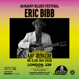 January Blues Festival 2026 presents January Blues Festival: ERIC BIBB Monday 5 January 2026