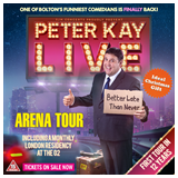 Peter Kay Live Saturday 10 August 2024