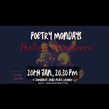 Poetry Mondays -Poetical Resistance- Monday 20 January 2025