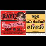 RAYE From Thursday 26 February to Wednesday 20 May 2026