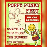 Sassyhiya, The Slugs, The Burgers Friday 26 September 2025