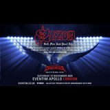 Saxon - Hell, Fire And Steel Tour Saturday 15 November 2025