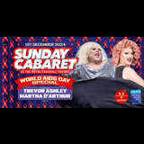 SUNDAY CABARET - WORLD AIDS DAY WITH MARTHA D’ARTHUR AND TREVOR ASHLEY Sunday 1 December 2024