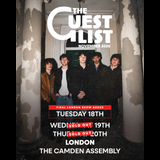THE GUEST LIST Tuesday 18 November 2025 THE GUEST LIST Tuesday 18 November 2025